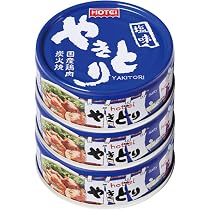 Amazon.co.jp: 国分 K&K 缶つま めいっぱい焼鳥炭火焼 塩 135g×6個